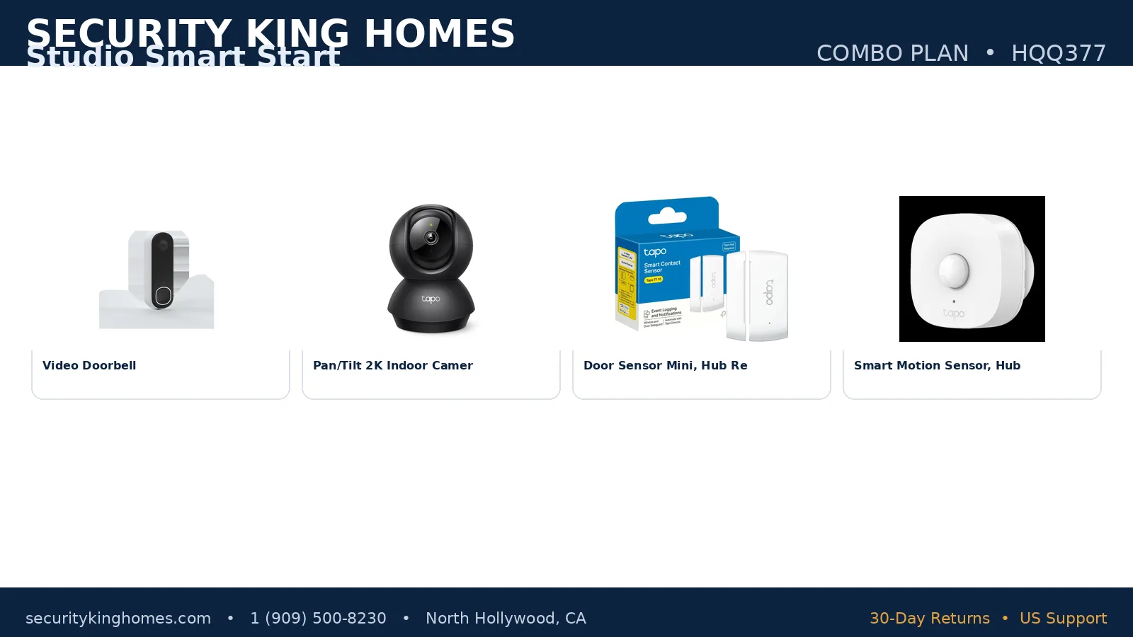Studio Smart Start combo plan — devices included