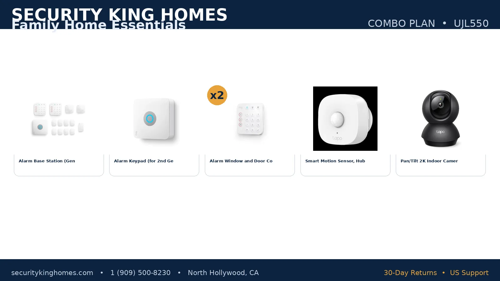 Family Home Essentials combo plan — devices included