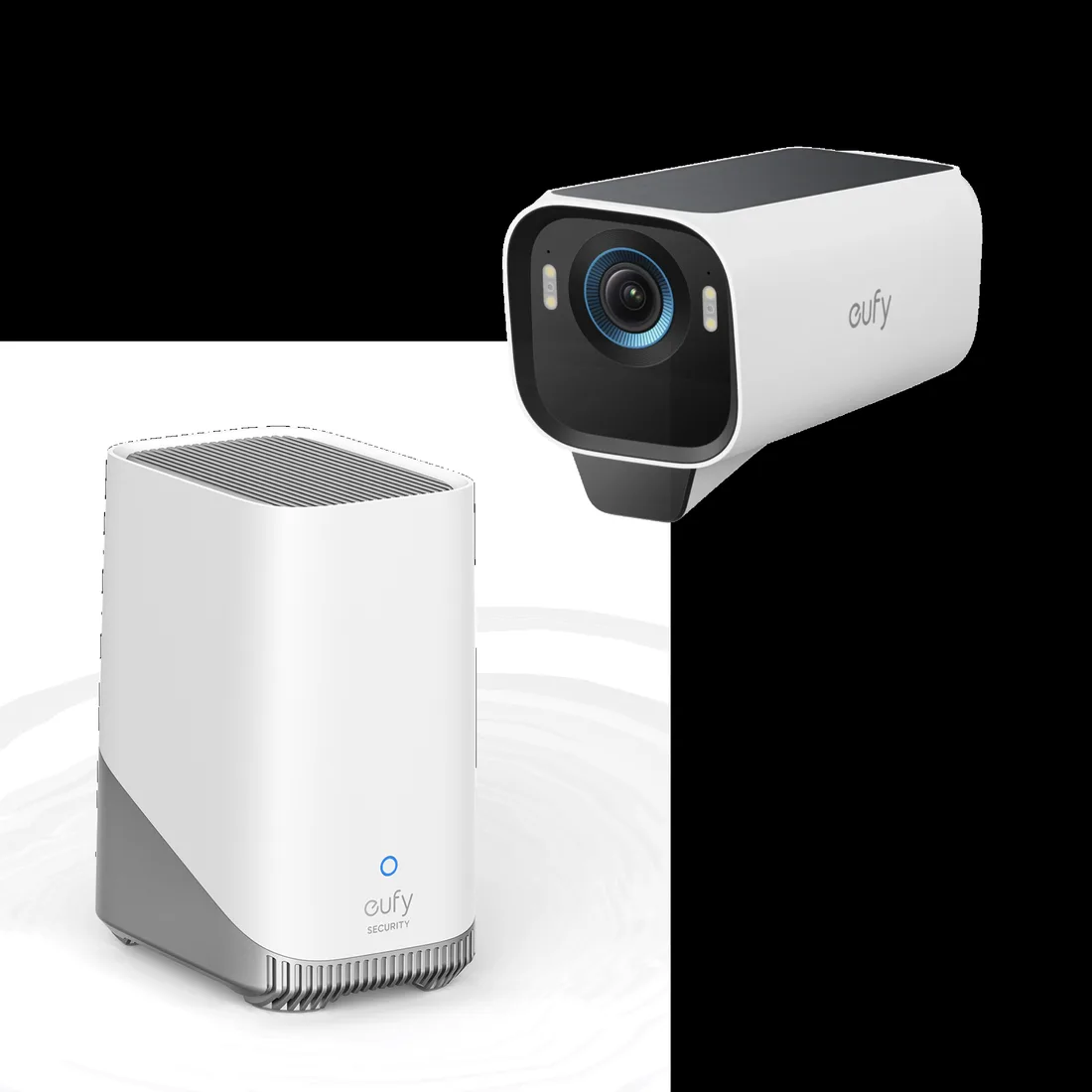 eufy eufyCam S3 Pro Add on Camera + eufy HomeBase™ S380 – smart home security device