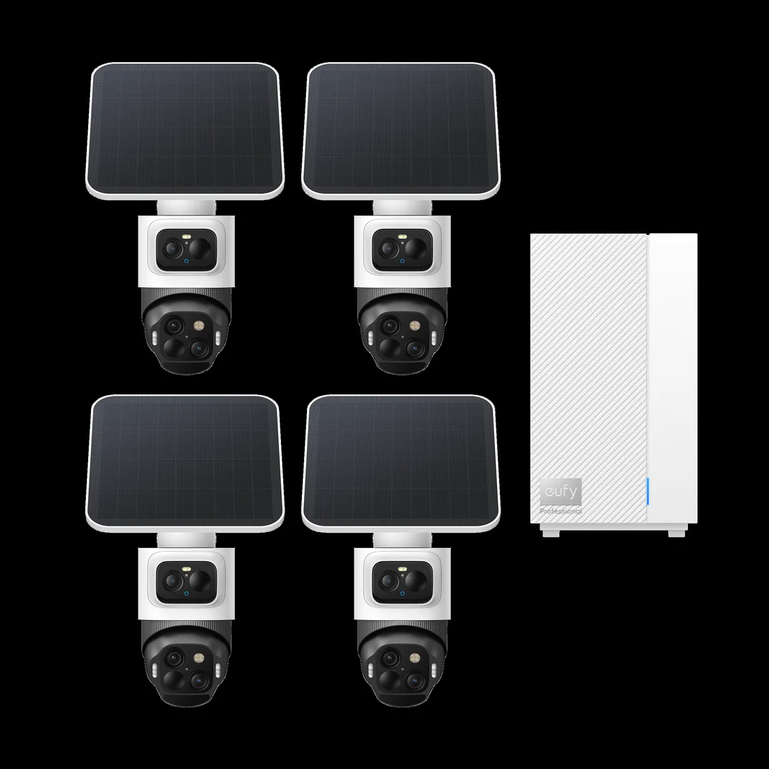eufy eufyCam S4 (4-Cam Kit) + eufy HomeBase™ Professional S1 – smart home security device