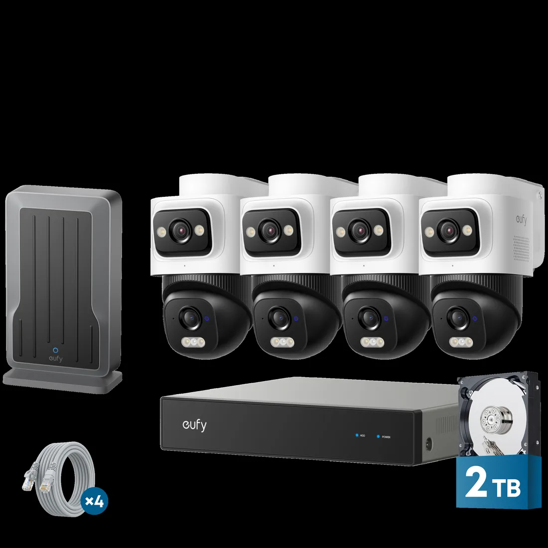 eufy eufy Security NVR System E50-4-Cam Kit with WIFI Module – smart home security device