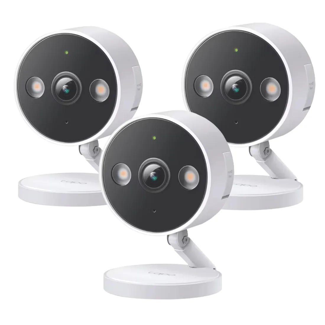 Tapo Hybrid Cam Multi-Pack 2K QHD Indoor/Outdoor Surveillance Camera C120 3 Pack – smart home security device