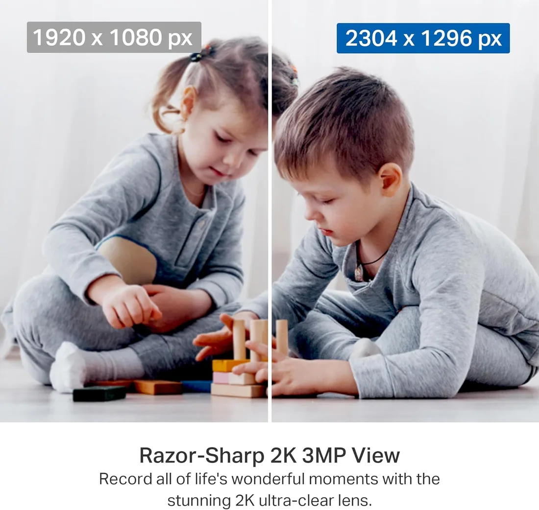 Tapo Pan/Tilt 2K Indoor Camera Black, Tapo C211(2-Pack) – alternate view