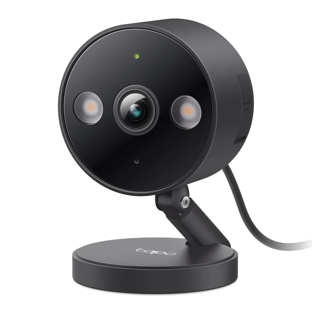 Tapo 2K QHD Indoor/Outdoor Security Camera Black, Tapo C121 – smart home security device