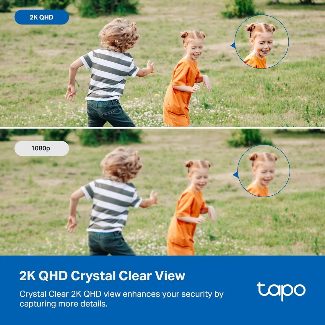 Tapo 2K QHD Indoor/Outdoor Security Camera Black, Tapo C121 – alternate view