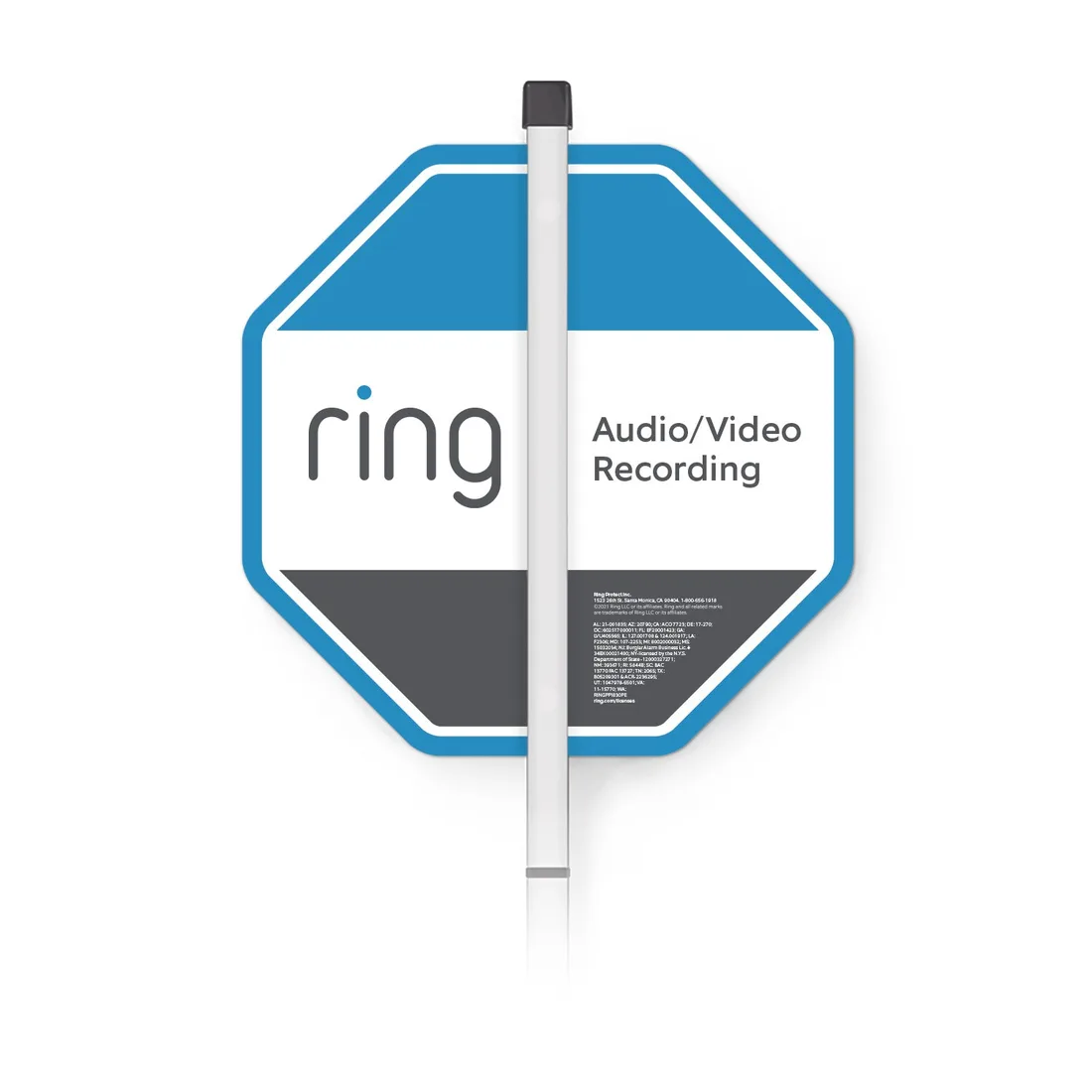 Ring Security Yard Sign – alternate view