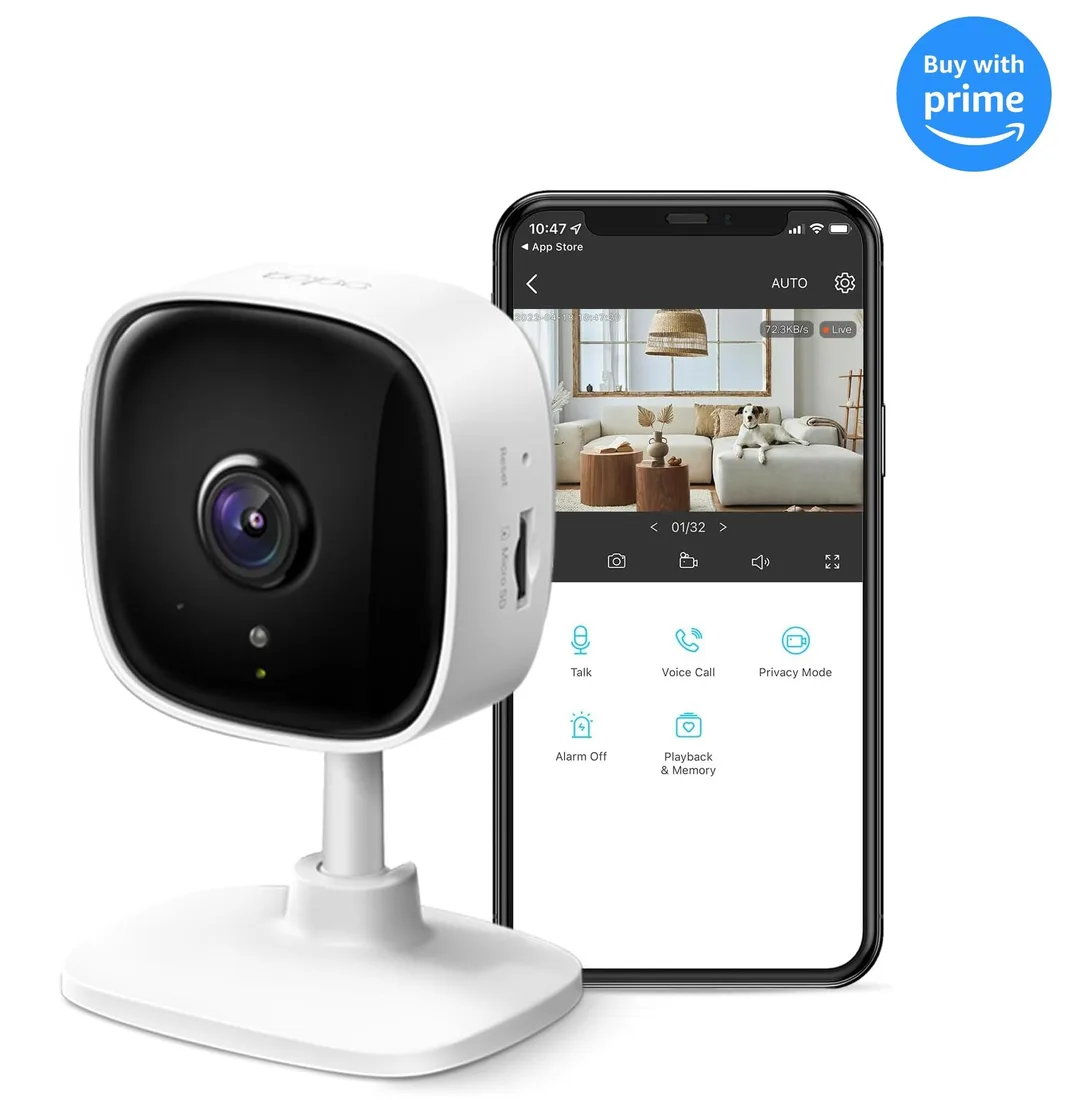 Tapo 2K Indoor Security Camera, Tapo C110 – smart home security device