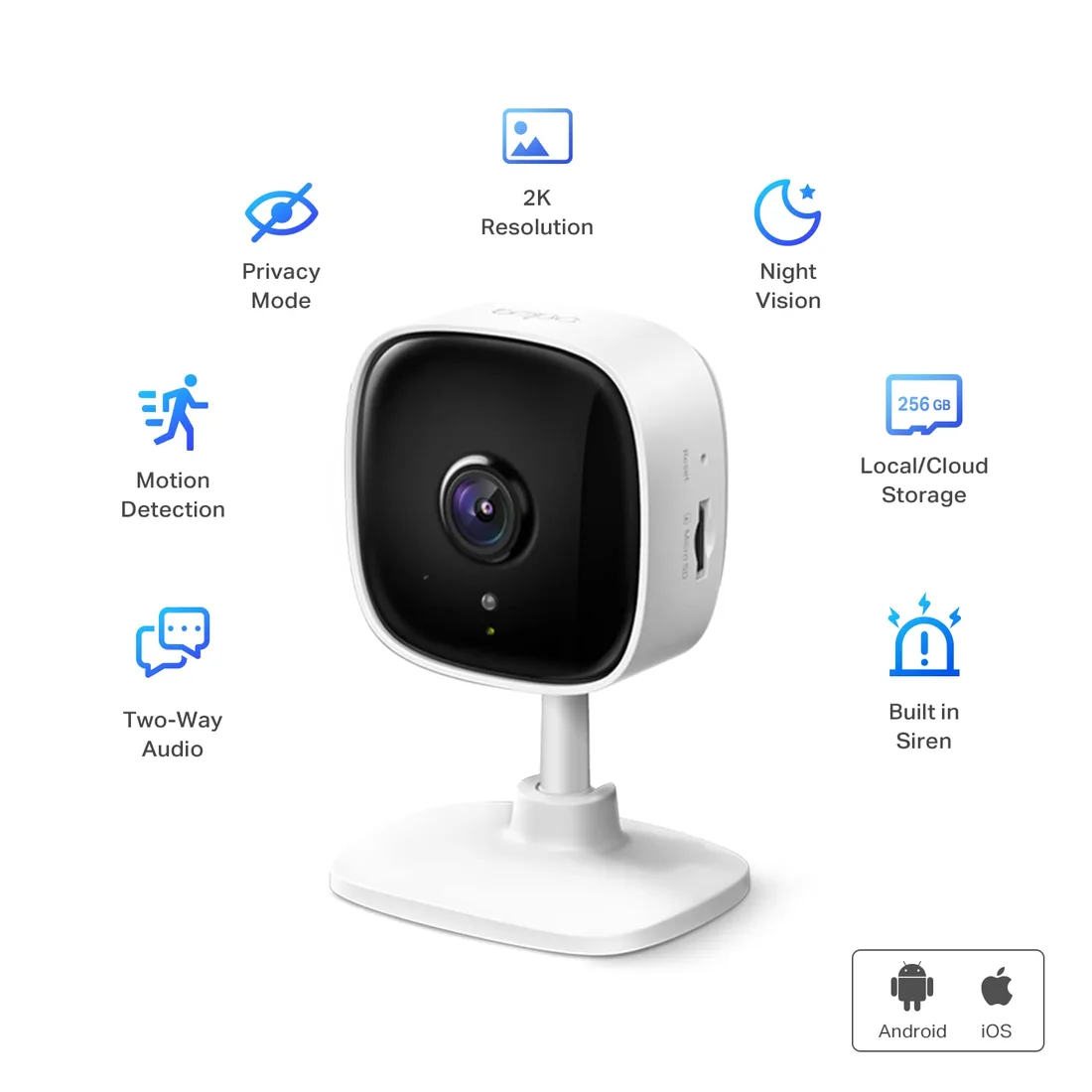 Tapo 2K Indoor Security Camera, Tapo C110 – alternate view