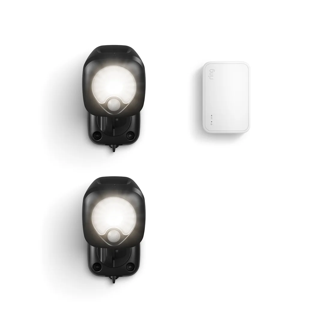 Ring Smart Lighting Spotlight Battery 2-Pack + Bridge (2nd Gen) – alternate view