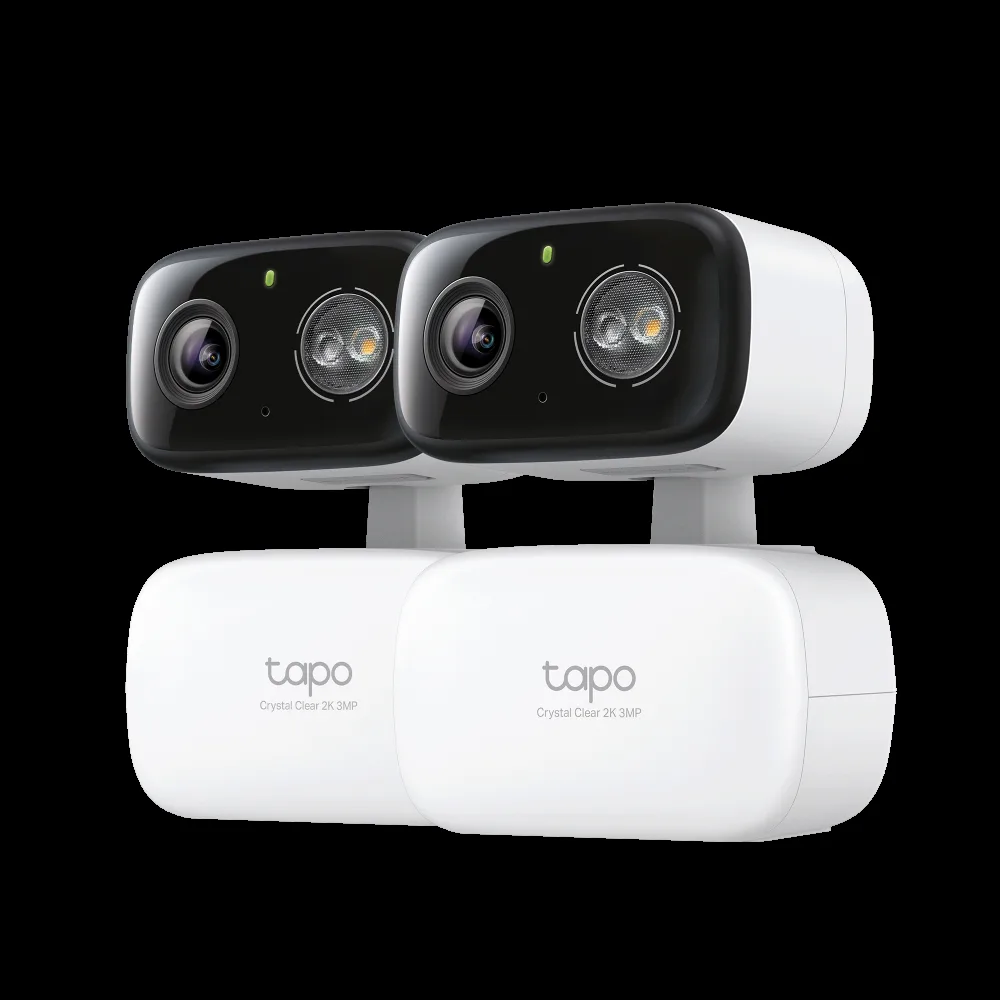 Tapo 2K Pan/Tilt Indoor/Outdoor Security Camera HybridCam 360, Tapo C216(2-Pack) – smart home security device