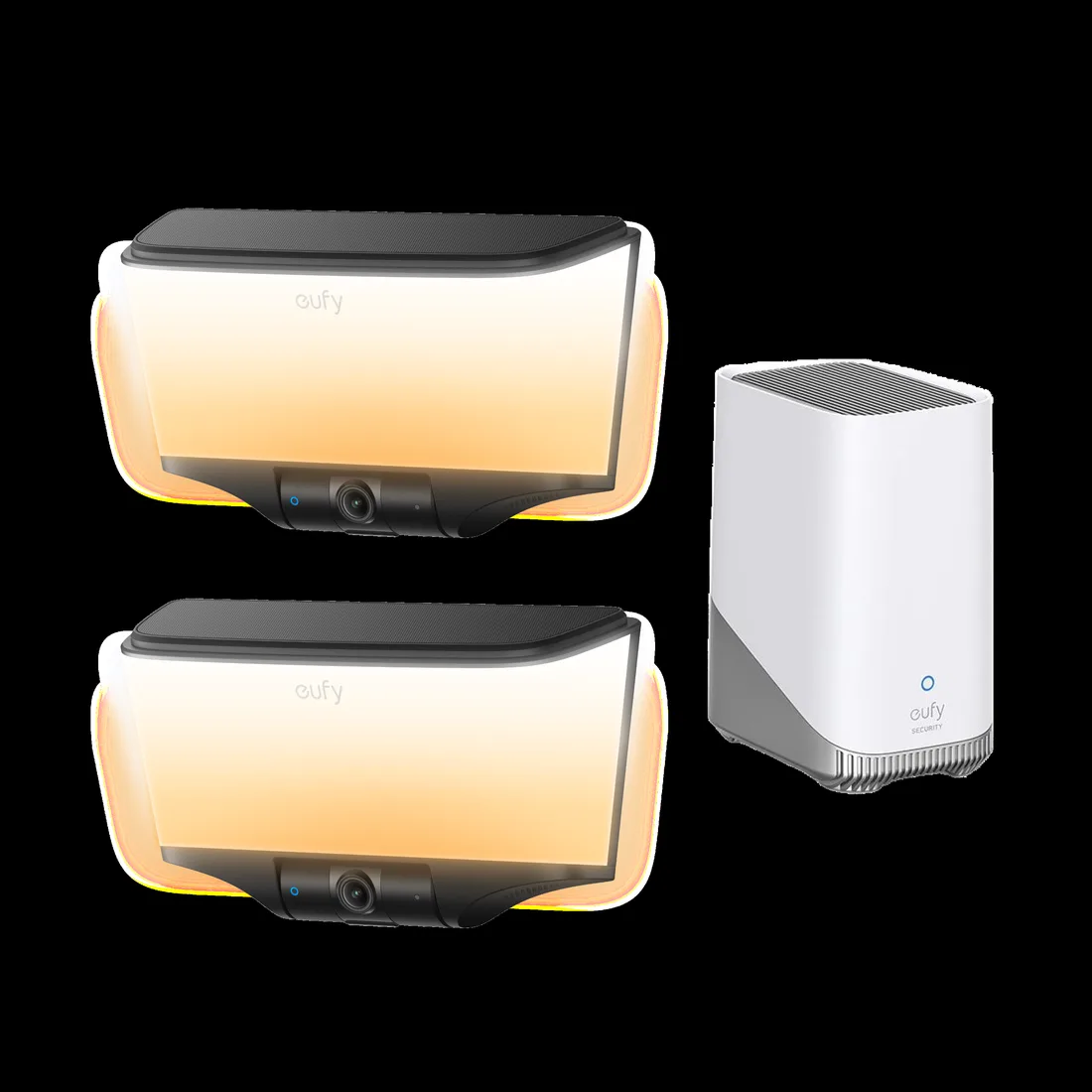 eufy eufy Wall Light Cam S4 (2 pack) + eufy HomeBase™ S380 – smart home security device