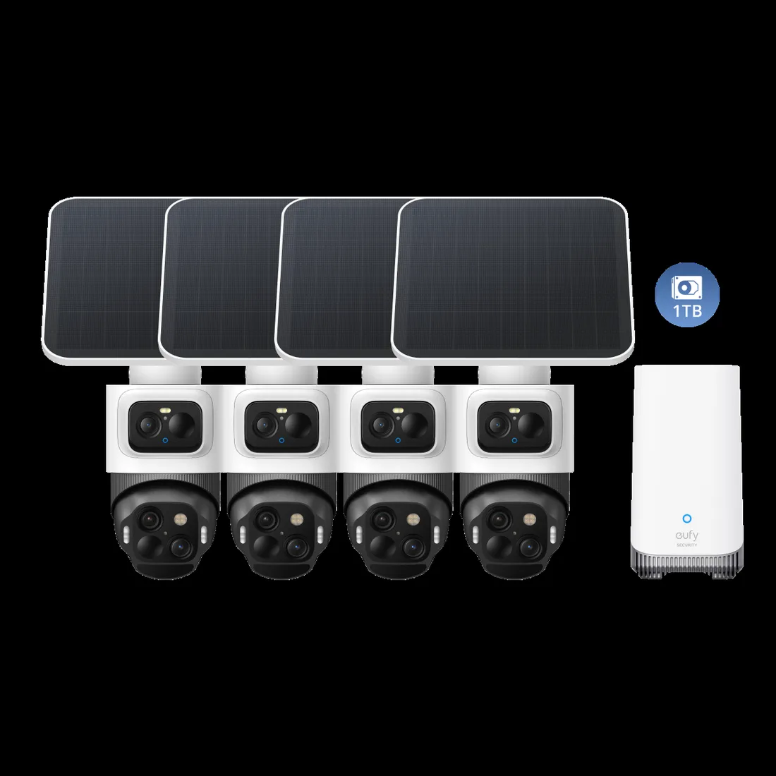 eufy eufyCam S4 4-Cam Kit + 1 TB Hard Drive – smart home security device