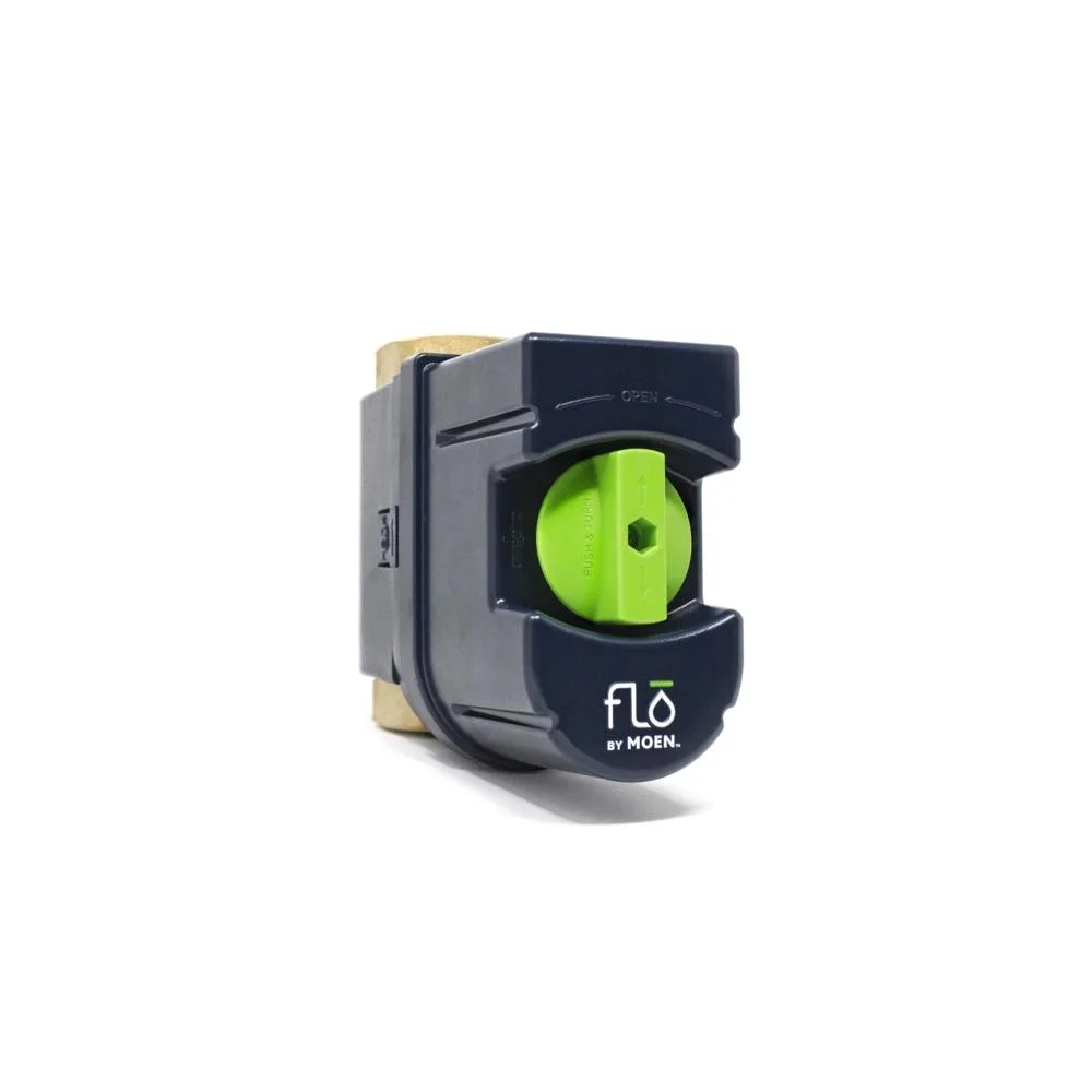 Ring Flo by Moen 1-1/4-Inch Smart Water Shutoff (for Works with Ring) – alternate view