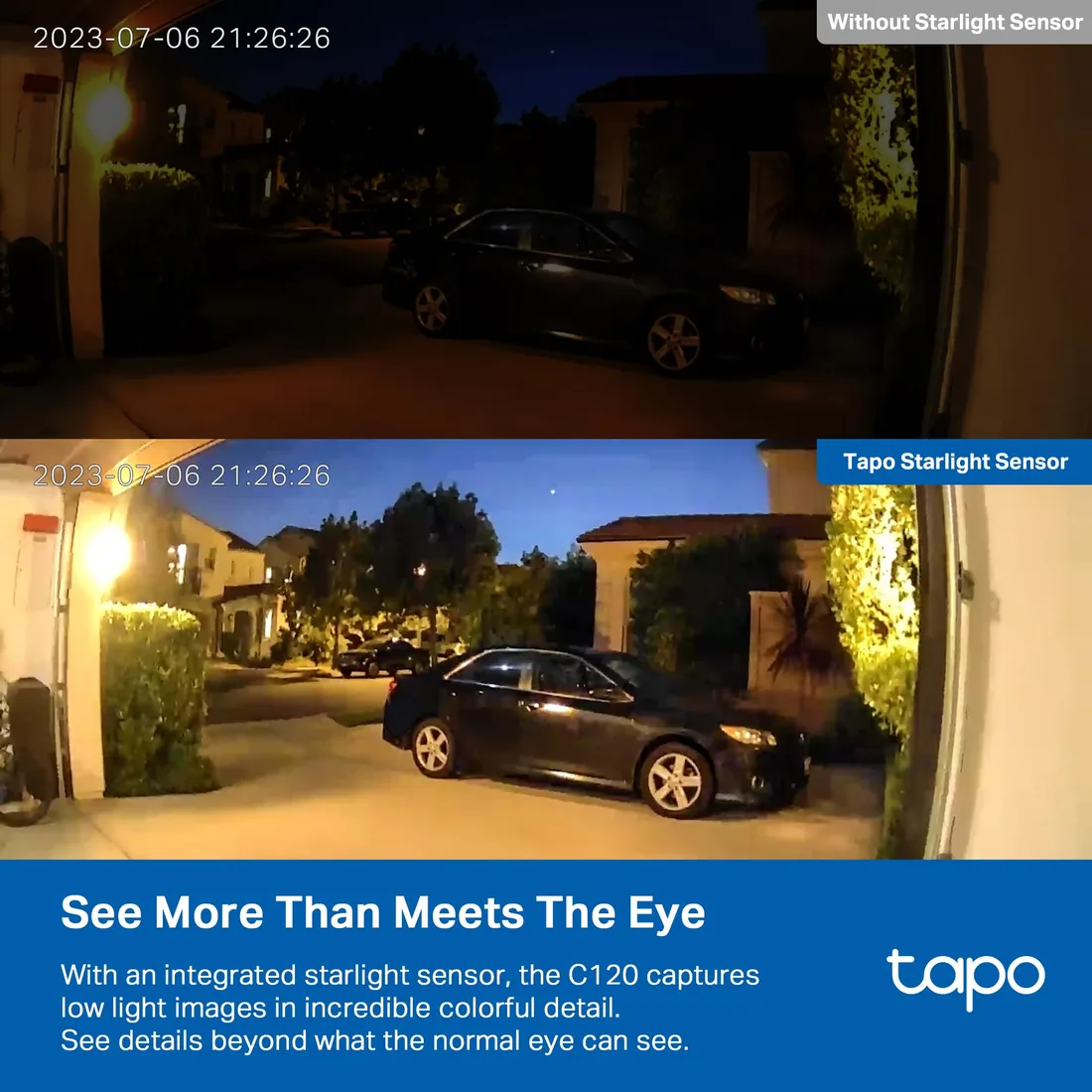 Tapo 2K QHD Indoor/Outdoor Security Camera, Tapo C120 – alternate view