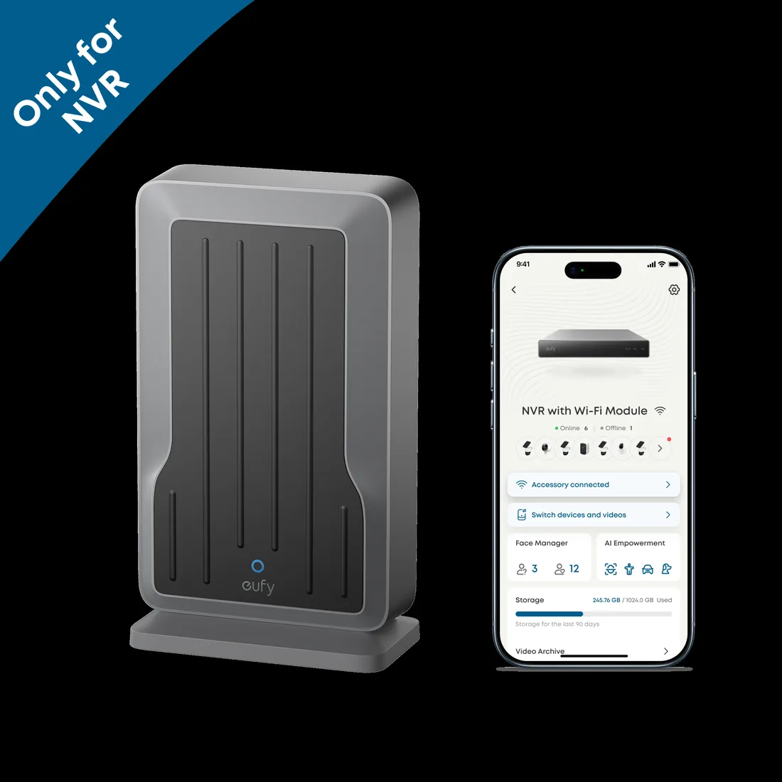 eufy eufy NVR Wi‑Fi Module Only for eufy PoE NVR System – smart home security device