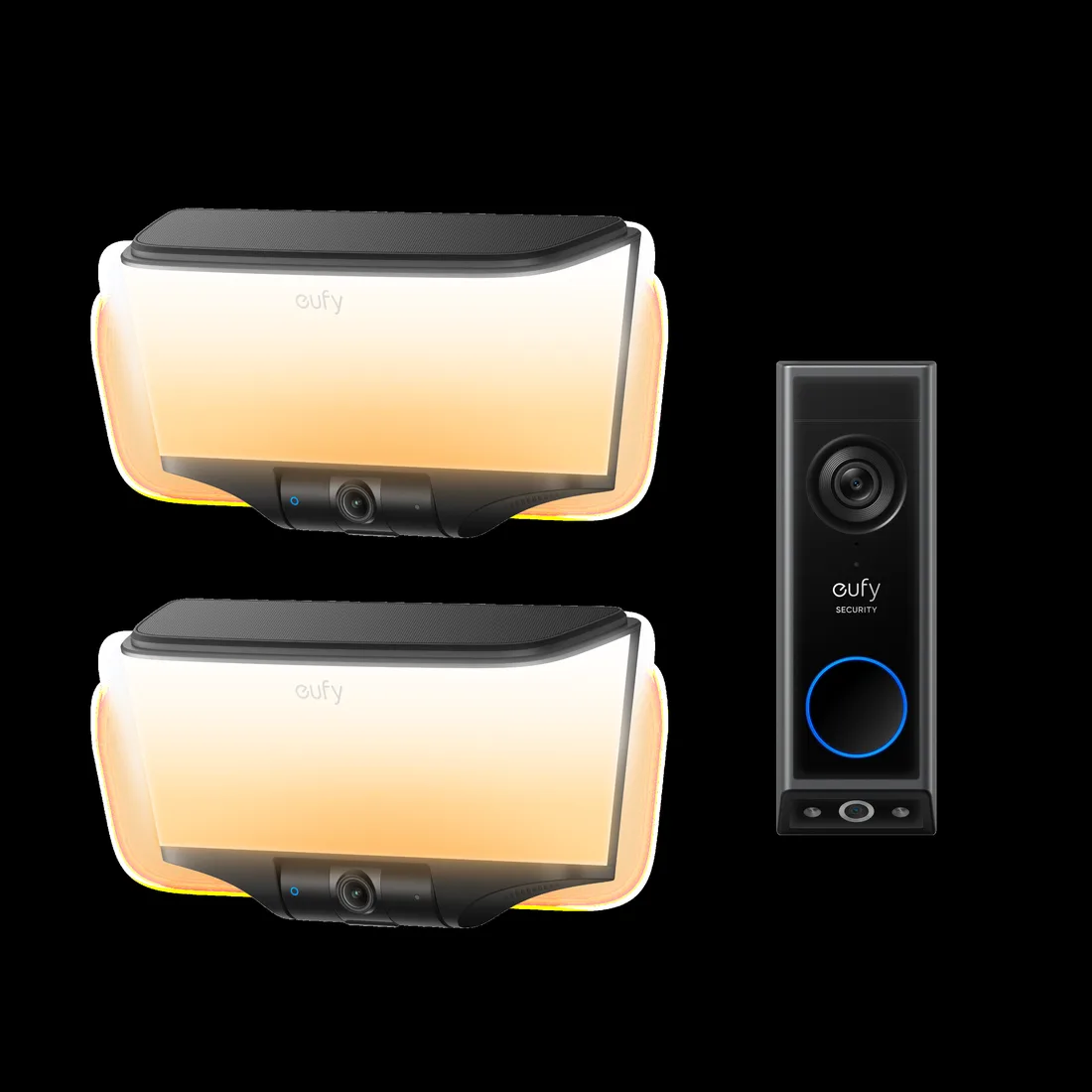 eufy eufy Wall Light Cam S4（2 pack）+ Video Doorbell E340 – smart home security device