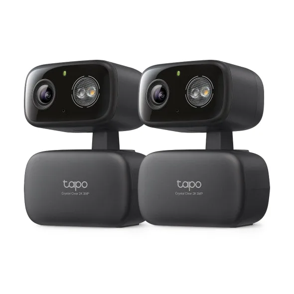 Tapo 2K Pan/Tilt Indoor/Outdoor Security Camera HybridCam 360, Tapo C217(2-Pack) – smart home security device