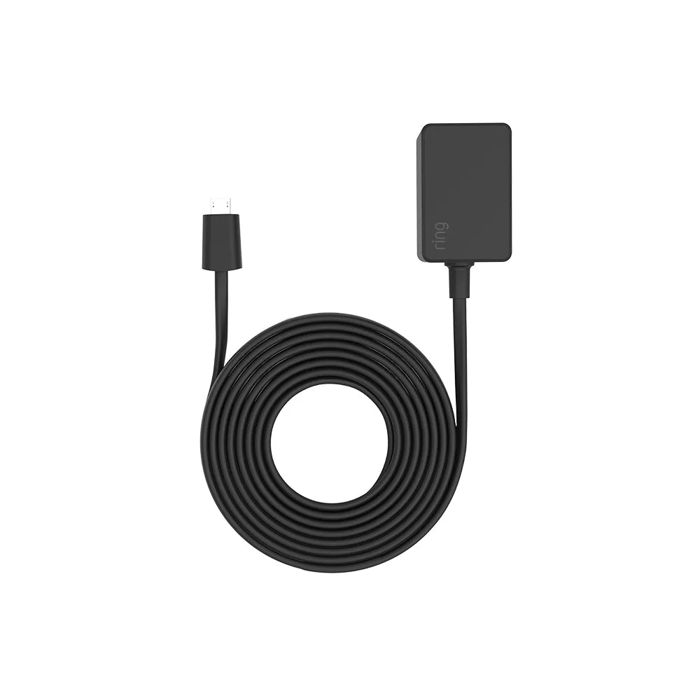Ring USB-C to Barrel Plug Adapter (for USB-C Solar Panels and Barrel Plug Security Cameras) – smart home security device