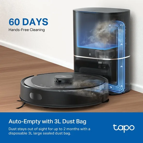Tapo LiDAR Robot Vacuum & Mop with Auto-Empty Dock, Tapo RV30 MAX Plus – alternate view