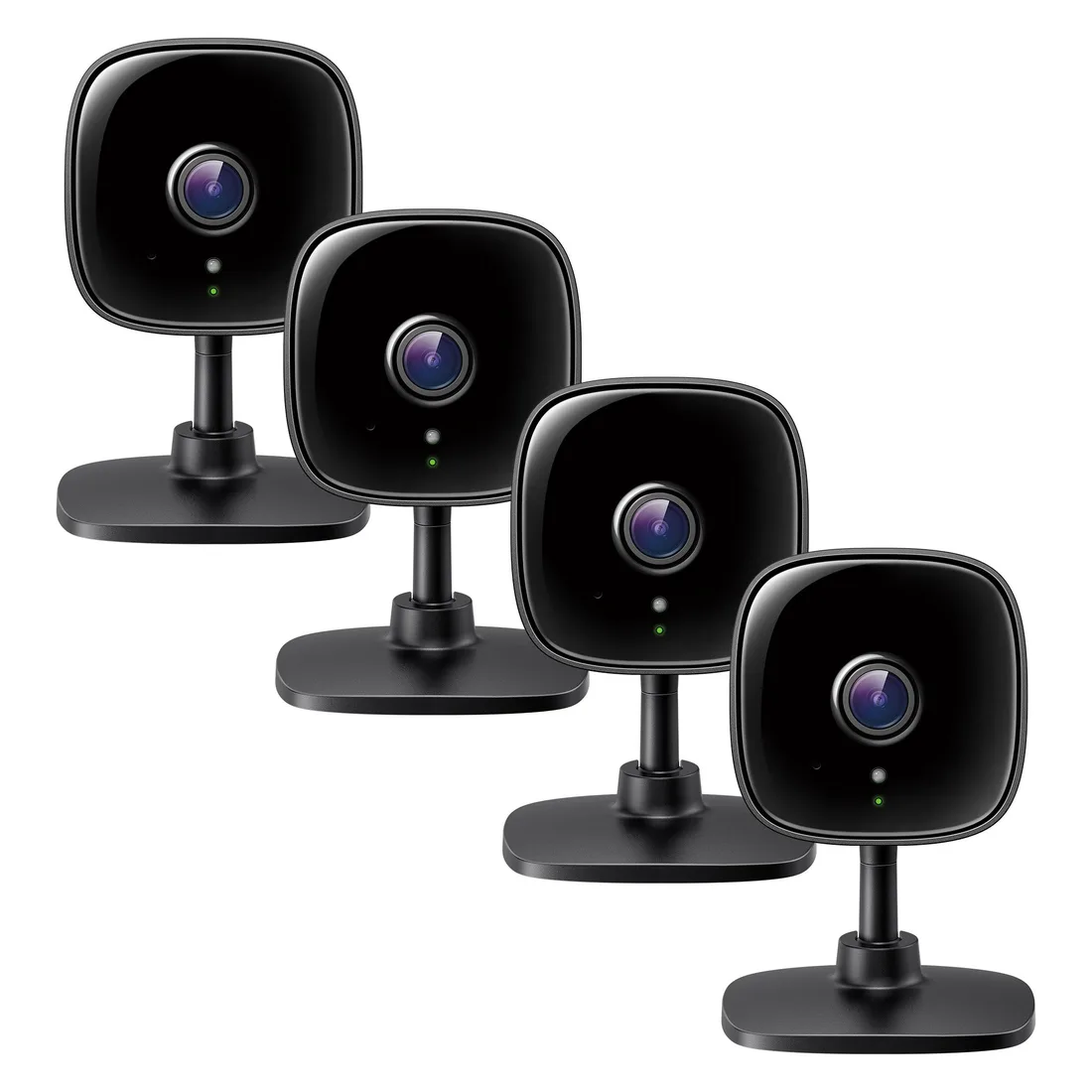 Tapo 4-Pack 2K Indoor Security Camera Black Tapo C111 P4 – smart home security device