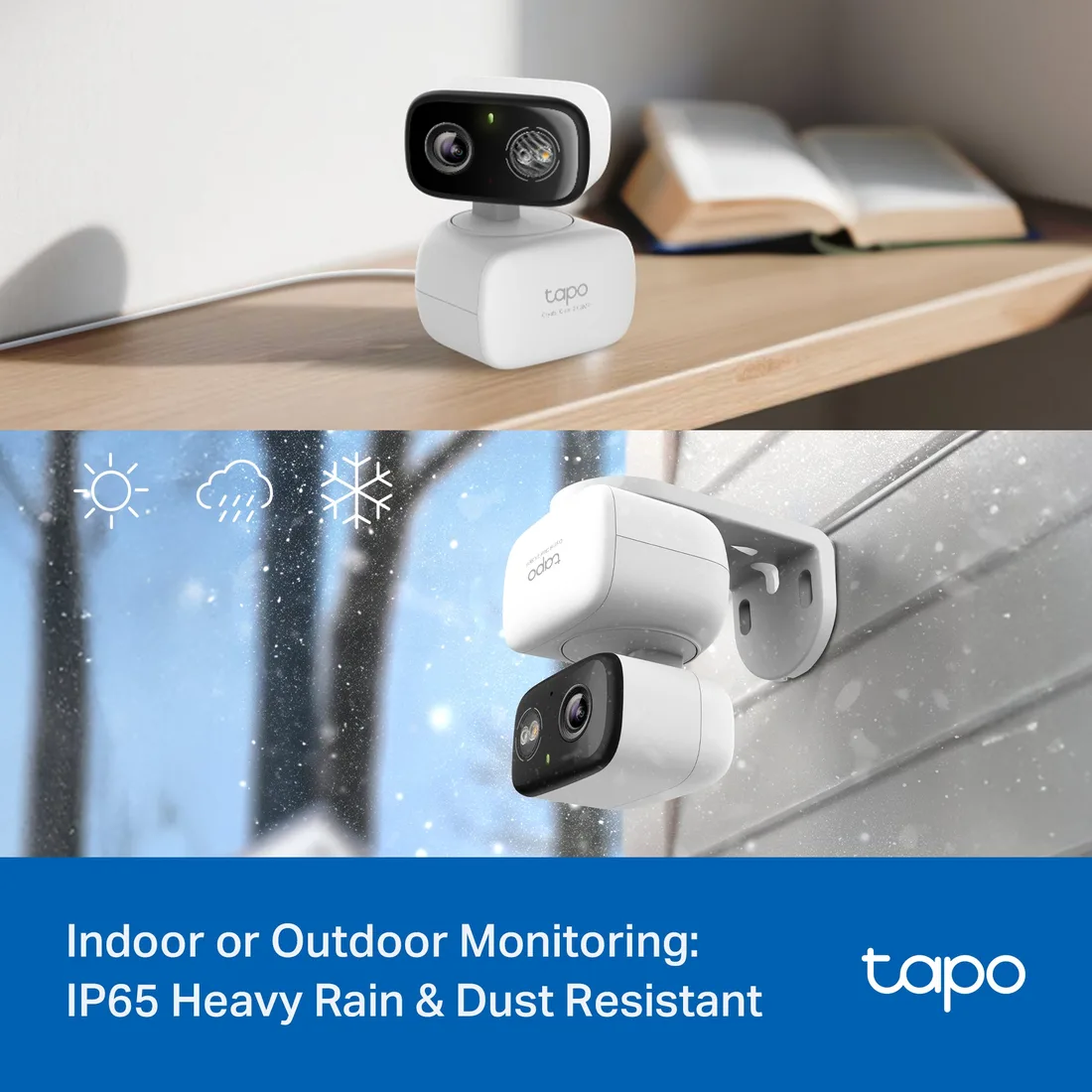 Tapo 2K Pan/Tilt Indoor/Outdoor Security Camera, Tapo C216 HybridCam 360 – alternate view