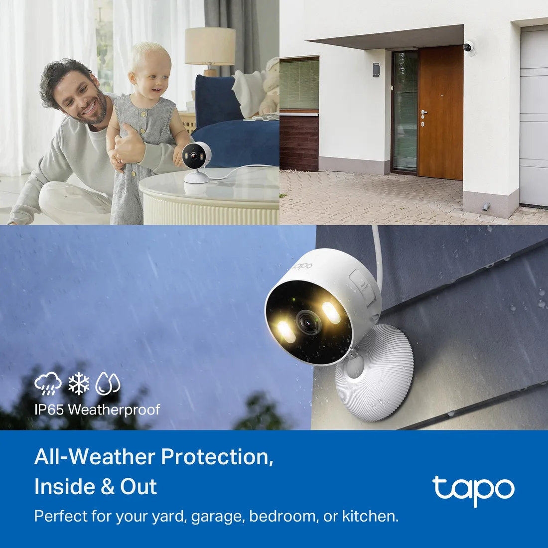 Tapo 1080P Indoor/Outdoor Security Camera, Tapo C103 HybridCam – alternate view