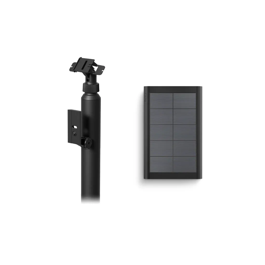 Ring Stake Mount + Small Solar Panel (USB-C) – alternate view