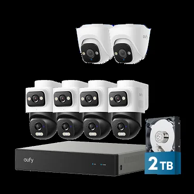eufy eufy Security NVR System E50-4-Cam Kit+2 Turret Cam – smart home security device