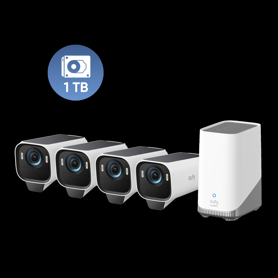 eufy eufyCam S3 Pro 4-Cam Kit + 1 TB Hard Drive – alternate view