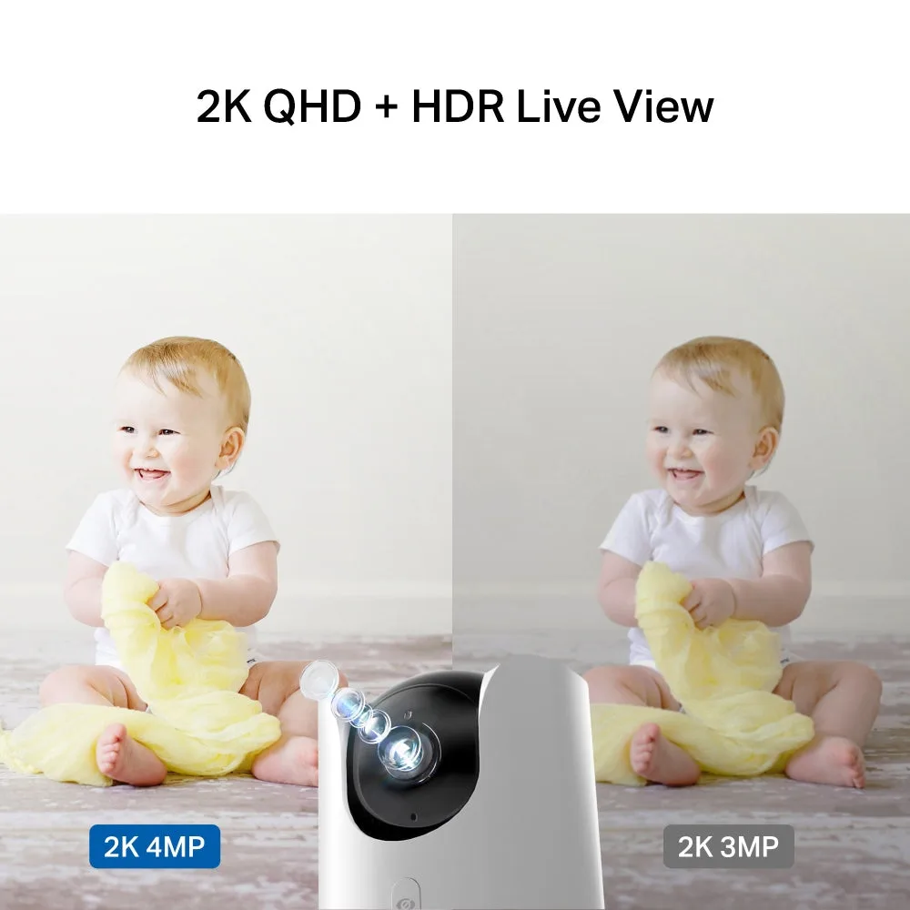 Tapo Apple Home Pan/Tilt 2K QHD Security Camera, Tapo C225 – alternate view