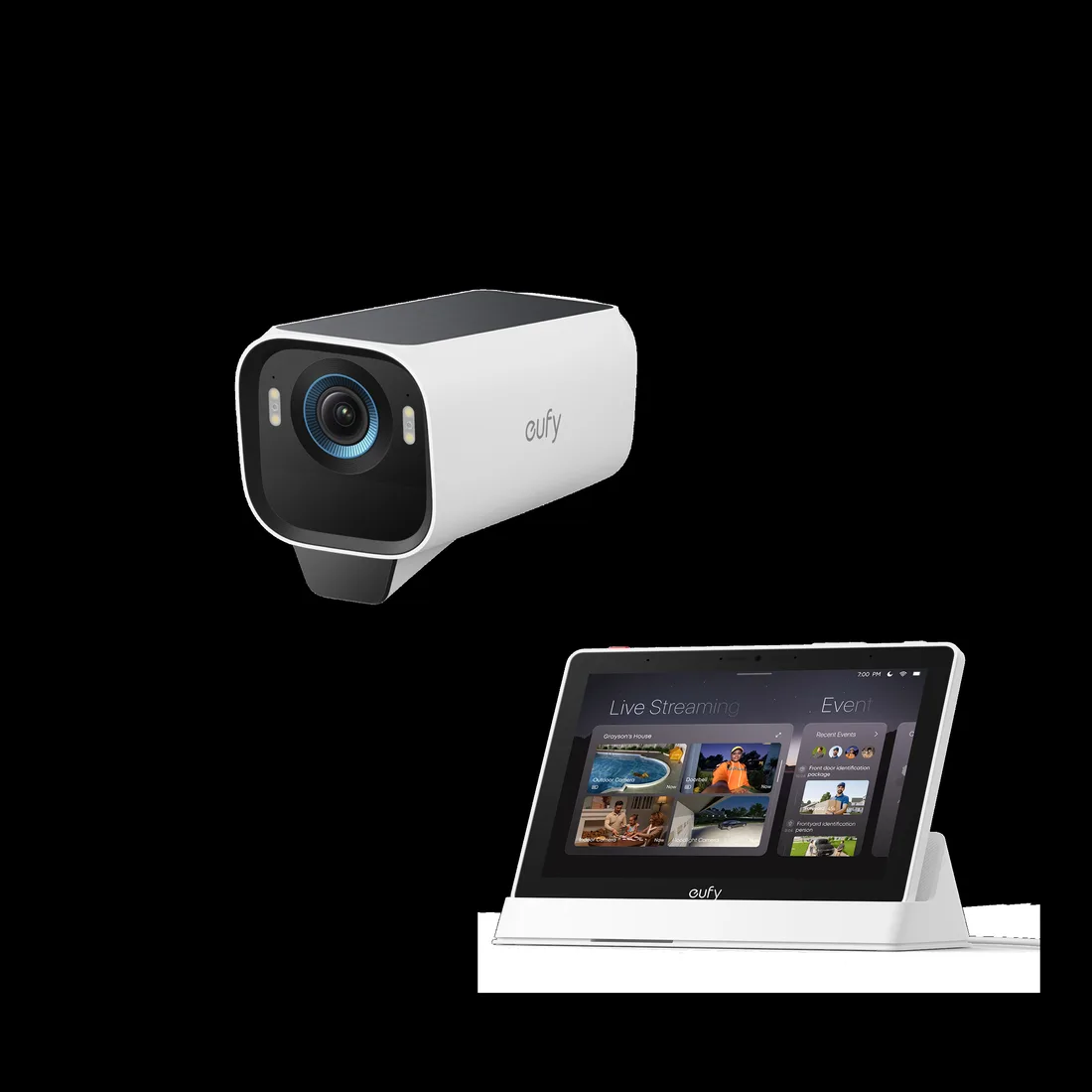 eufy eufy Smart Display E10 + eufyCam S3 Pro Add-on Camera – smart home security device