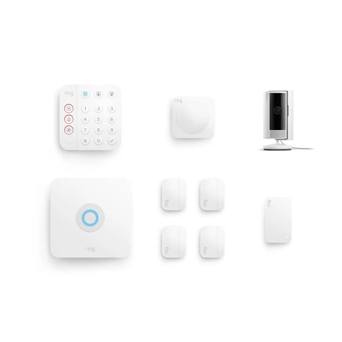 Ring 8-Piece Alarm Security Kit + Schlage Connect Smart Deadbolt (for 2nd Generation) – smart home security device