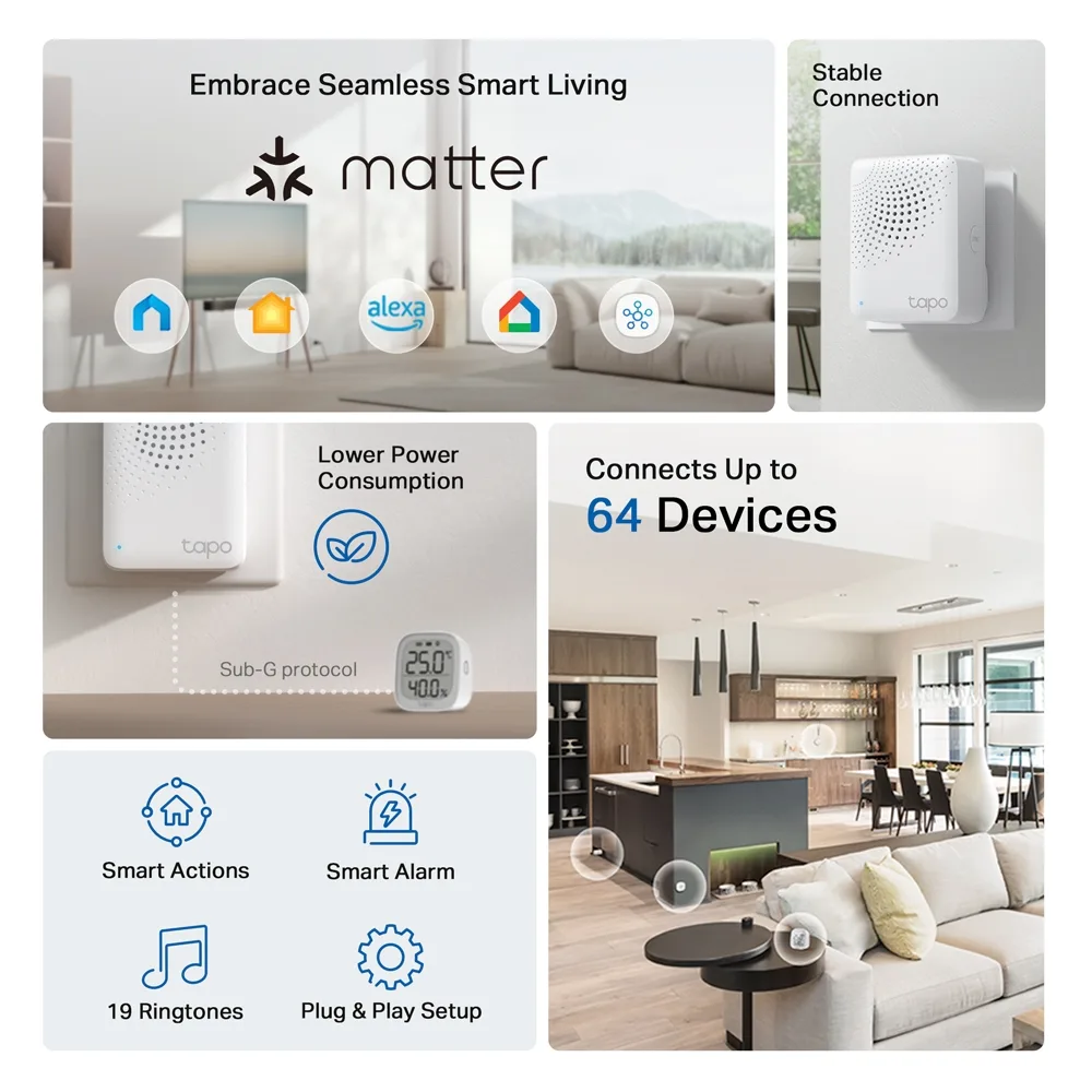 Tapo Tapo H100 | Smart IoT Hub – smart home security device